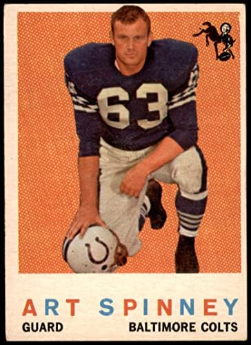 1959 Topps 171 Art Spinney Baltimore Colts Dean's Cards 5 - Ex Colts Boston College