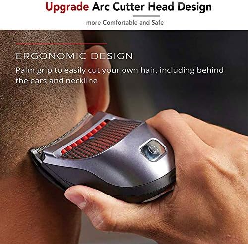 Suyooulin Hair Clippers Shortcut Self-Haircut Kit Para homens, USB Recarregável de cabelos elétricos sem fio Cabelo Profissional