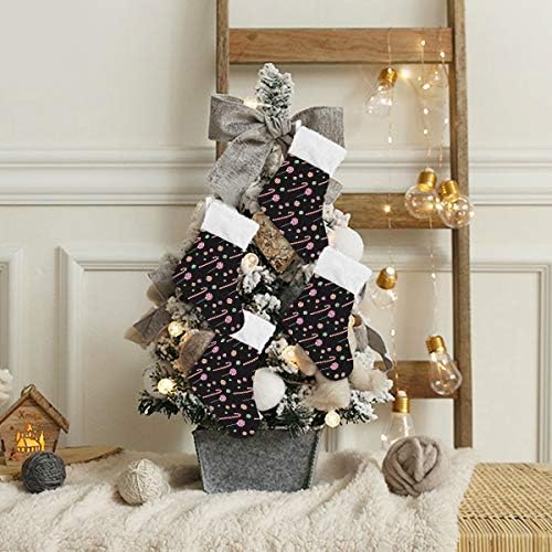 Meias de Natal de Alaza fofas de Natal cenas de doces clássicas Classic personalizadas pequenas decorações de meias