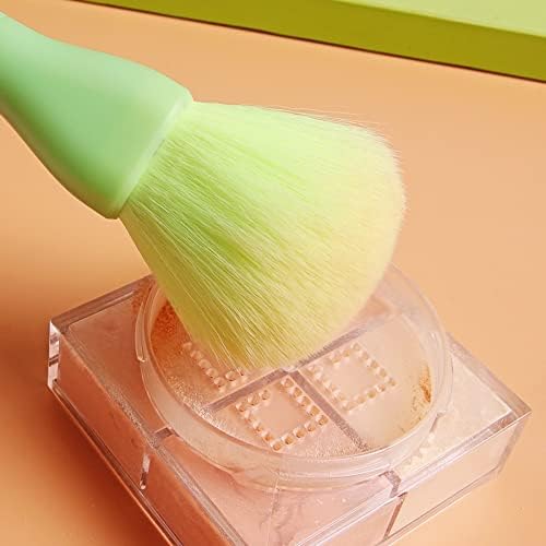 Pincéis de maquiagem de 10pcs smljlq define a sombra de base em pó blushes misturando pincel beleza beleza kits de cosméticos