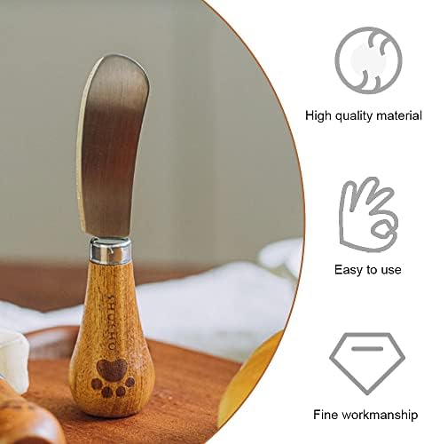 Ruoguwuye manteiga cortadora de aço inoxidável espalhador de manteiga de aço aberto Cortador de espalhamento para espalhar o creme de