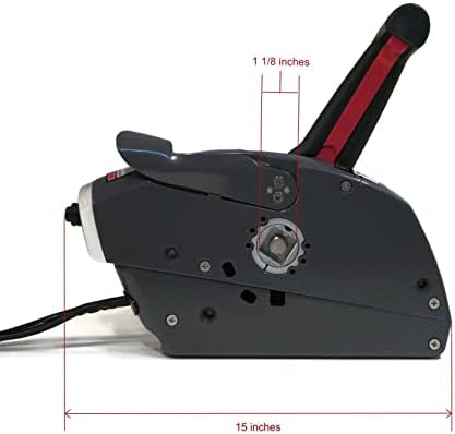 A ROP SHOP | Controle remoto de montagem lateral para 1987 Evinrude Outboard 60 E60elcuc, E60TLCUC Motor