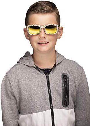 Sun-Staches Official do Exército dos EUA Camoflage Kids Shades Arkaid Sunglasses UV400, Tamanho único