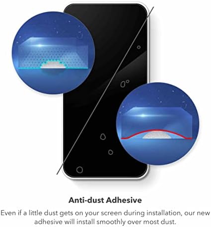ZAGG InvisibleShield Glass XTR2 Protetor de tela para iPhone 14 Pro Max & InvisibleShield Glass Xtr2 Protetor de tela para iPhone 14 Pro com nova tecnologia anti-reflexiva, instalação anti-poeira