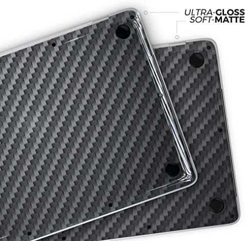 Design Skinz Fibra de carbono preto texturizada A embrulho inteiro resistente a scratch resistente ao kit de pele compatível com o