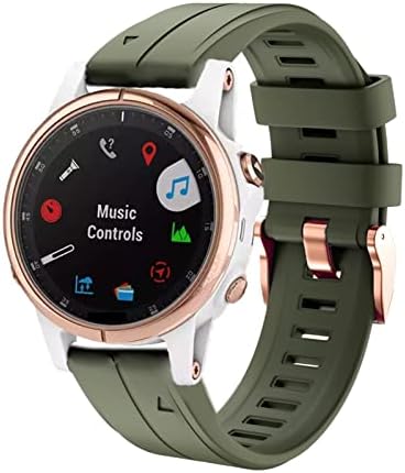 Kossma Smart Watch Band Strap para Garmin Fenix ​​7s/5s/5s Plus/6s/6s Pro Quick Liberação EasyFit D2 Delta S Silicone 20mm Bracelete