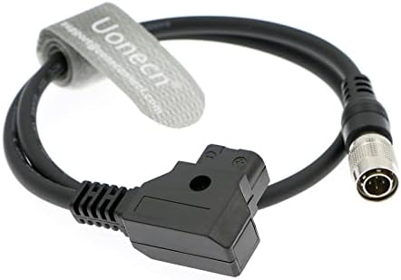 Para Anton Bauer Sound Device Zaxcom Power Cable D-Tap para Hirose 4 pinos macho para zoom F8