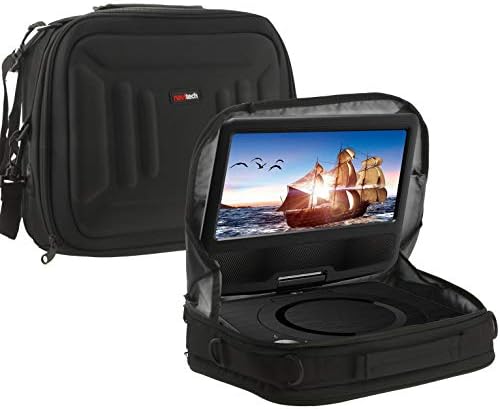 Navitech Portable DVD Player Cabeça Montagem/Caixa de Carry Compatível com o Sunstech DLPM959BK