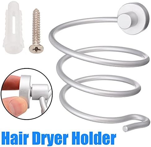 Koleso banheiro secador de cabelo para cambaleeiro ferramenta de suporte para o pêlo helicoidal hardware de barbeiro montado na prateleira de prateleira hardware de banheiro