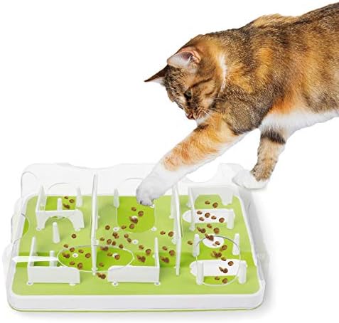 All for PAWS interativo quebra -cabeça alimentador de gatos, trate o fabricante de games brinquedos de estímulo cerebral