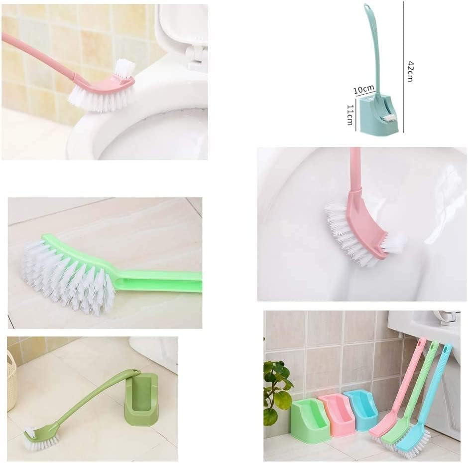Haibing Brush Conjunto de 3, sistema de limpeza do vaso sanitário, escova de vaso sanitário e escova de sapatos de suporte