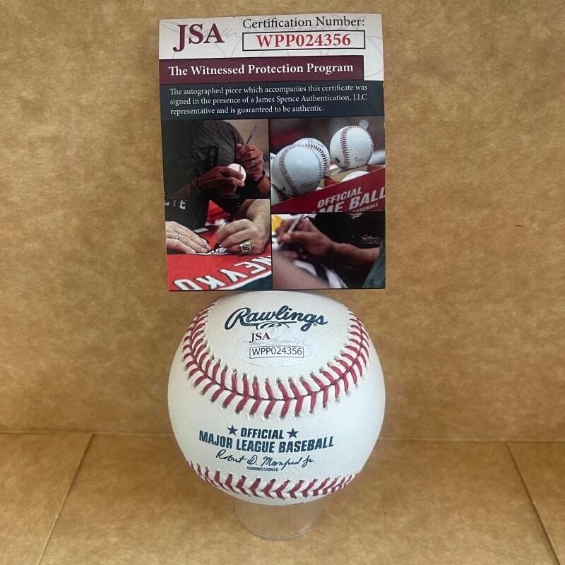 Danny Jansen Blue Jays assinou autografado M.L. Baseball JSA WPP024356