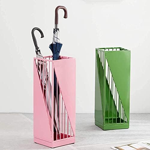 Omoons Umbrella Stands, Umbrella Stand Hollowout Iron, usado para escritório em casa, rack de armazenamento de balde de grande capacidade