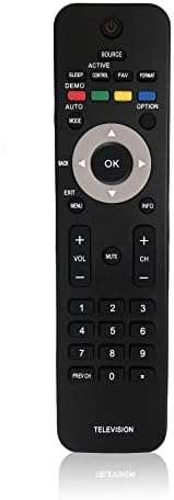 Controle remoto de substituição para Philips TV 32pfl3506/f7 40pfl3706/f7 40pfl3505d/f7 42pfl3603d/27 55pfl5706/f7