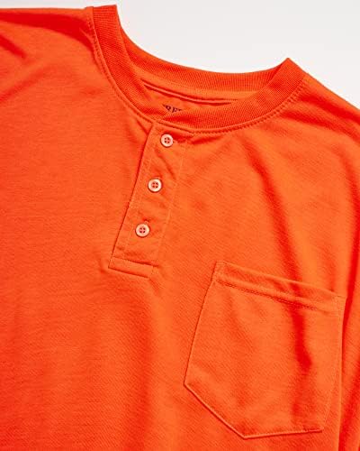 Bass Creek Outfitters T -shirt de alta visibilidade masculina - 4 pacote de bolso pesado