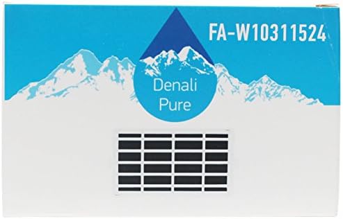 Substituição de 5 pacotes para Whirlpool WRF736SDAM11 Filtro de ar da geladeira - compatível com Whirlpool W10311524