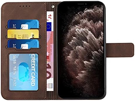 Oopkins Compatível com a caixa da carteira Samsung Galaxy A14 5G, estojo de carteira de couro premium com caça -níqueis de cartas