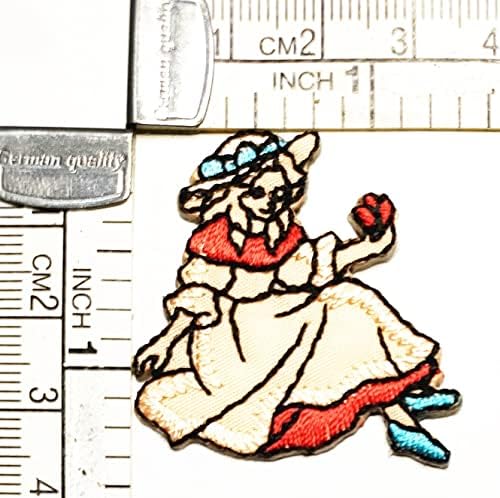 Kleenplus 3pcs. Mini bela princesa infantil desenho animado patches de ferro no motivo de apliques patch adequado para