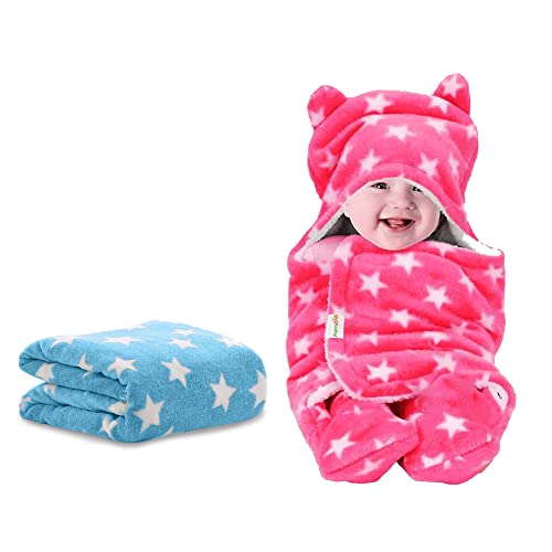 Oyo Baby Baby Cobertors unissex recém -nascidos espessos e super macios, cobertores de bebê, para criança, para criança, carrinho de cobertor, pacote combinado