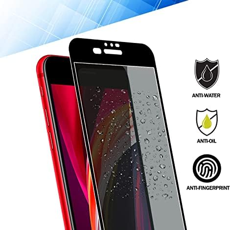 Protetor de tela RKINC [2-PACK] para iPhone SE 3 2022/2 2020, iPhone 7 / iPhone 8, Protetor de tela de filme de vidro temperado com privacidade, [anti-espião] [anti-arranhão] [anti-Shatter] [sem bolhas] [ Garantia de vida]