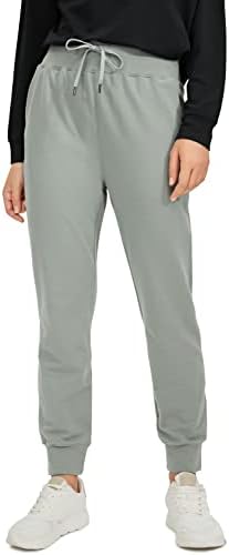 Crz Yoga Womens Sortpante - Cortores leves de algodão com bolsos de cintura alta Super mole calças de moletom casual