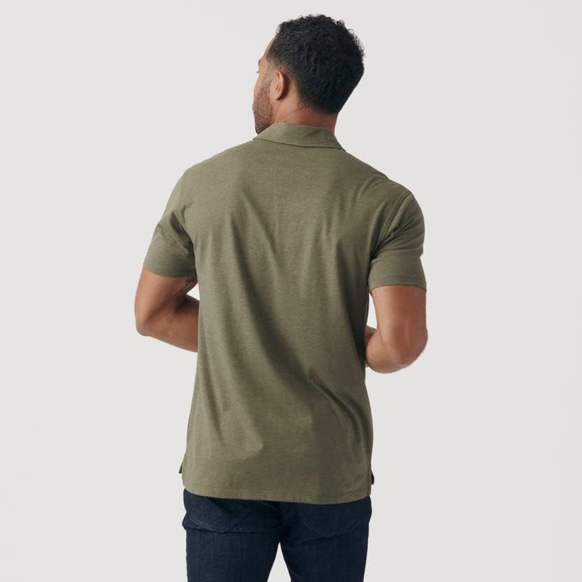 Camisas pólo clássicas verdadeiras para homens, camisas de golfe premium para homens e camisas de pólo