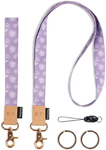 [2 pacote] cordão para telefone. Colhedores para mulheres, homens, meninas, professores: alça de pulseira fofa e colhedores de