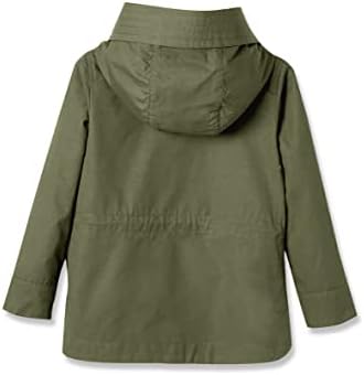 Jackets leves de capa de garotas de miniketty zípeis com capuz de casacos de roupas de vento com capuz com bolsos