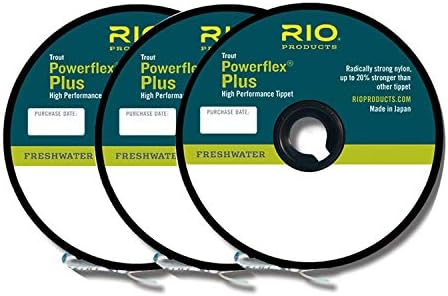 Rio Fly Fishing Powerflex Plus Tippet 50yd 3 pacote