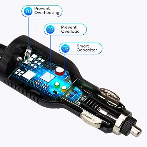 Adaptador de energia do veículo de carro para Sirius XM 5V PowerConnect, suprimento de cabo de alimentação compatível