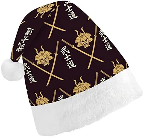 Chapéus de xmas samurai chapéu de chapéu de natal para férias suprimentos de festa de natal