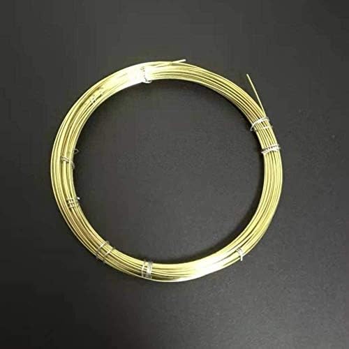 Nianxinn Fio de trança de cobre Fio de latão nua Bobina de linha única Craft Solid, fabrica