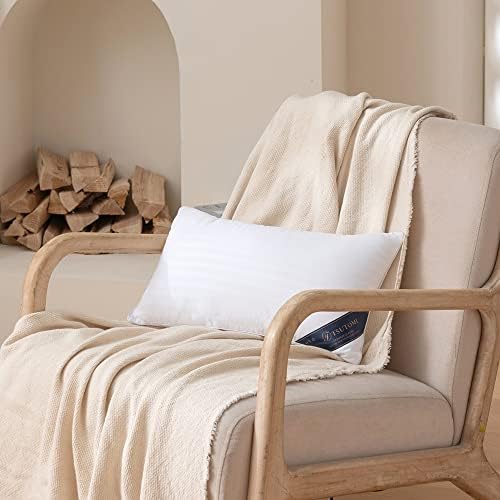 Tsutomi 12x20 Pillow Insert Conjunto de 2 para recheio de travesseiro, travesseiros decorativos para cama, 12 x 20 travesseiros e inserção de travesseiros lombares, travesseiro pequeno de travesseiro de travesseiro pequeno oblongo