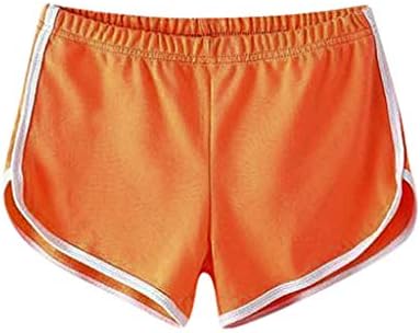 Lcepcy Lightweight Workout Shorts Womens Comfortável cintura elástica esportes de shorts de ioga secar rapidamente shorts de