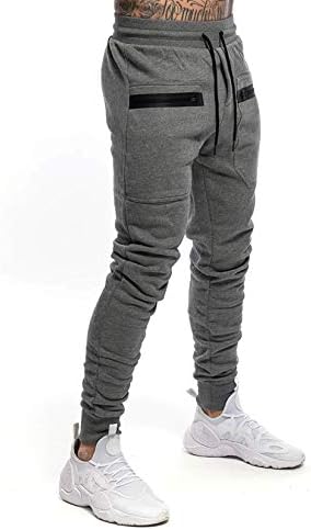 Andongnywell Men's Jogger Casual Pants Caminhadas leves e respiráveis, correndo para calças de calça esportivas ao ar