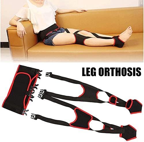 Zbjh adulto unissex o-perna x-perna figura flexível ajustável Anti-deslizamento leve e durável para correção correção
