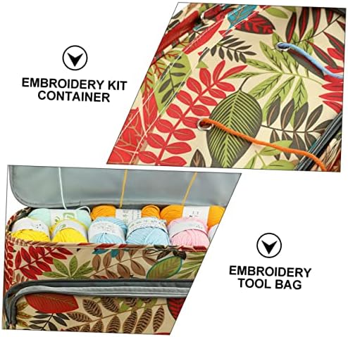 Nolitoy 1 PC Costura Bolsa de armazenamento Ferramentas de tricô de bolsas de tricô Sacos para mulheres para viajar Projeto