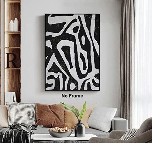 Preto branco cinza abstrato de parede arte preto e branco abstrato linha arte impressão abstrata abstrato de parede cinza arte geométrica