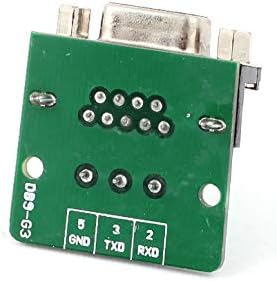 X-Dree DB9-M3 Adaptador feminino 9pin Módulo de sinal terminal de serial para 3 posições (db9-m3 9pin placa adaptador