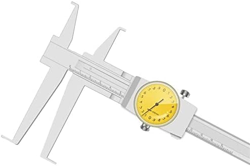 Rugod Caliper 18-150mm Precisão de 0,02 mm interno Dial de ranhura Dial Vernier Claws Long Garras