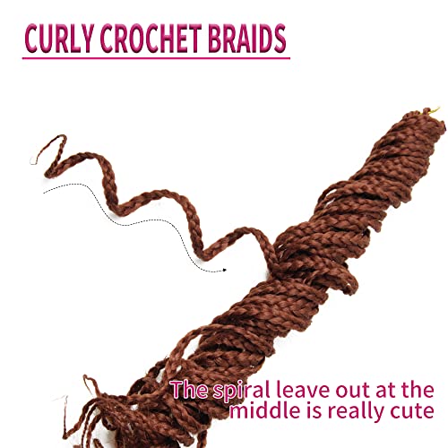 6 Packs Box Braid Crochet Hair Curzy Crochet Box Braids