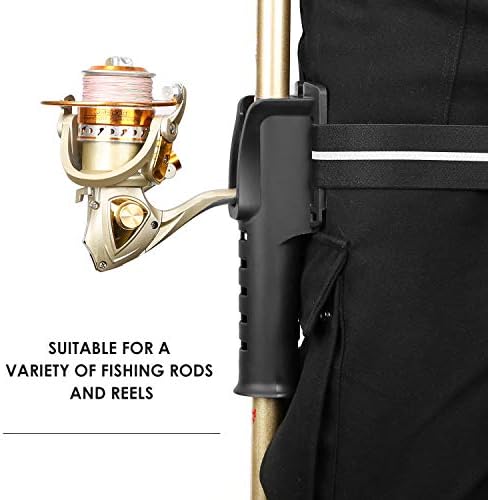 Suporte da haste da correia Fusiontec - porta -cintura portátil da cintura de pesca da cintura - haste de pesca portátil