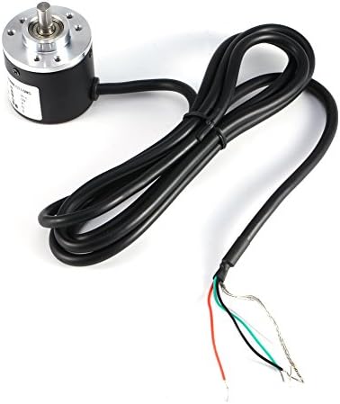 Codificador de rotação incremental 5V - 24V ab 2 -fases eixo de 6mm 600p/r de sensor magnetoelétrico codificador
