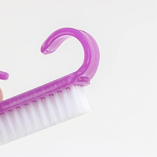 Escovas de esfoliação da unha Manuseie a escova de unhas da mão de unhas de unhas limpador de limpador kit de lavagem Pedicure