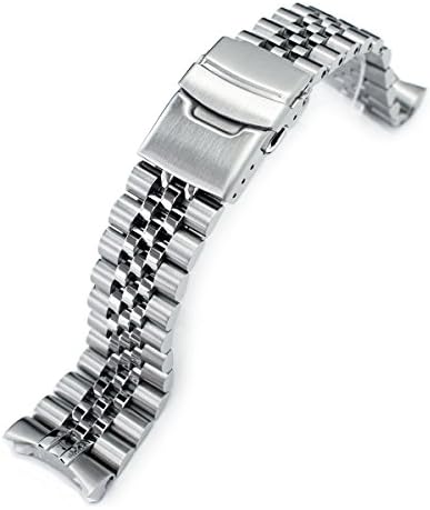 Miltat 22mm Watch Band compatível com Seiko Skx007 Skx009, Super-Jub Sel