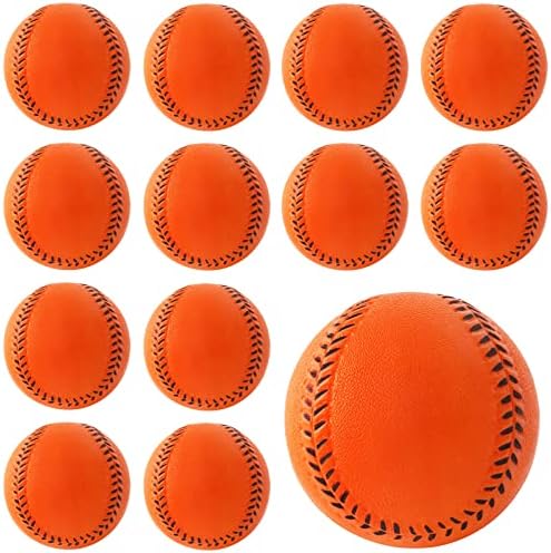 GKK Foam Bolalls 12 Pacote de beisebol macio para jovens jogadores de adolescentes esportes de espuma Bolas de beisebol para