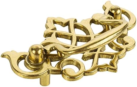 Rainha Anne Chippendale Cetin Brass Drawer Bail Pull | Centros: 2-1/2 | Handal