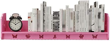 PIBM Livros de quarto de prateleira de parede de prateleira de simplicidade PIBM, livros criativos, 4 tamanhos, 3 cores avaliáveis,
