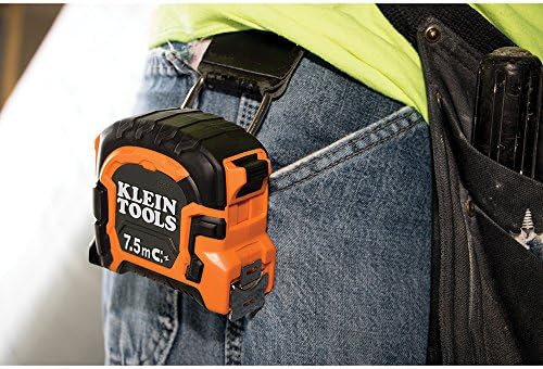 Klein Tools Fita Medida 7,5m Gosperes duplos magnéticos, laranja, padrão - 86375