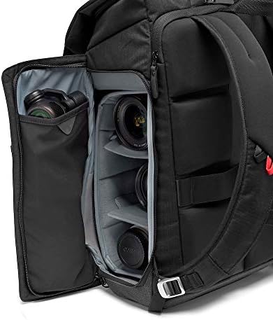 Manfrotto MB CH-BP-50 Chicago Câmera Backpack Medium, Saco Daypack/Photo Versátil, para fotos/videógrafos, para DSLR, sem espelho, laptops, lentes e equipamentos de viagem